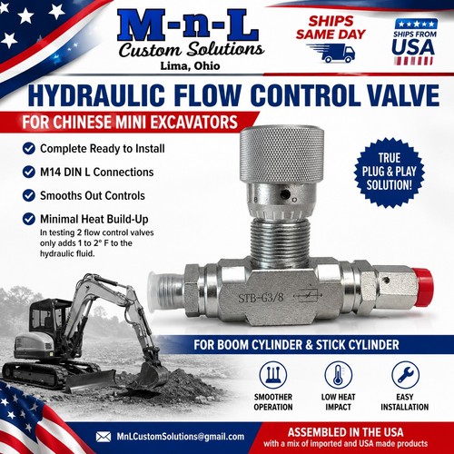 Hydraulic flow control valve - flow,